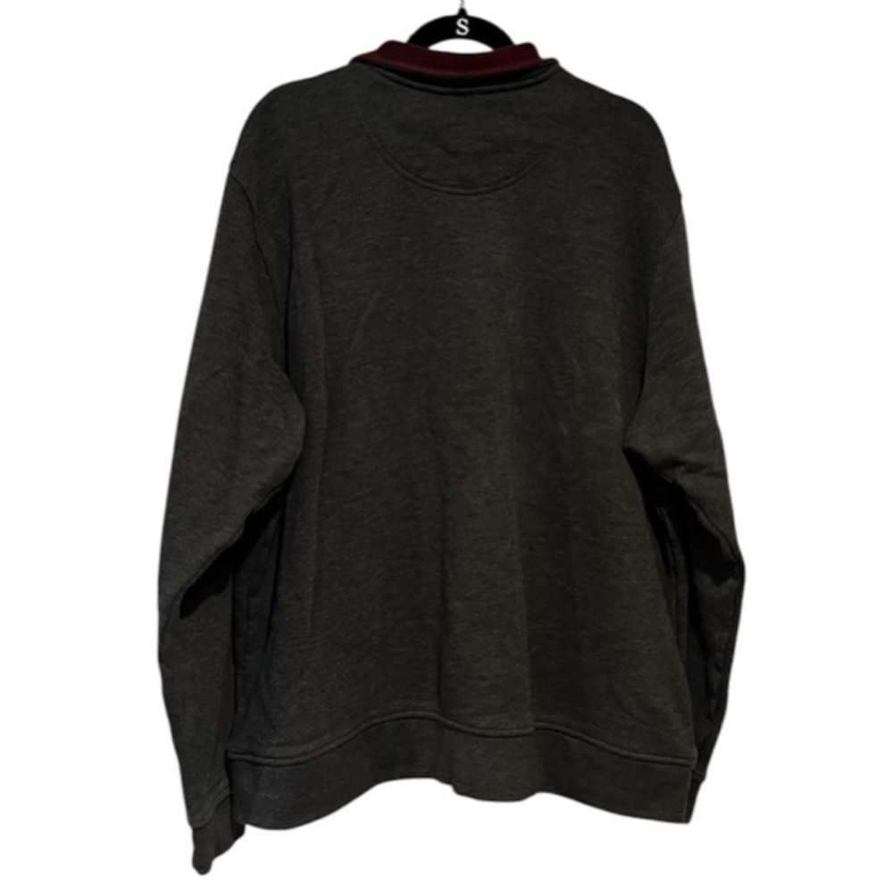 Orvis Gray Zip Up Sweater - Picture 3 of 5